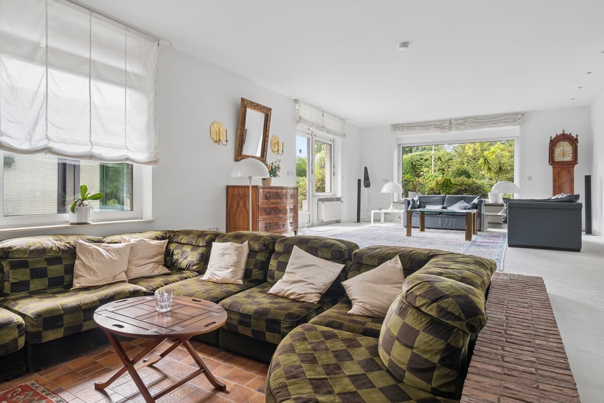 Kaminbereich im Erdgeschoss