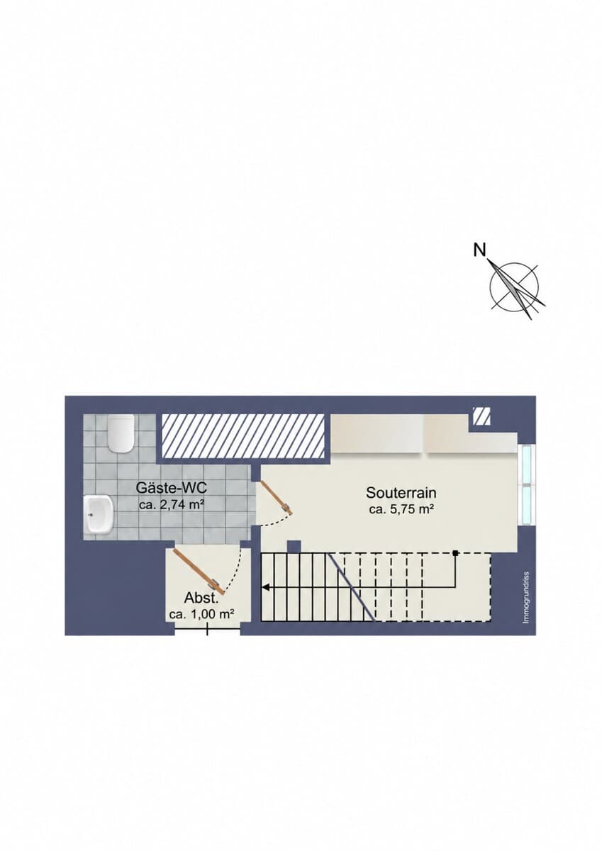 Grundriss: Souterrain